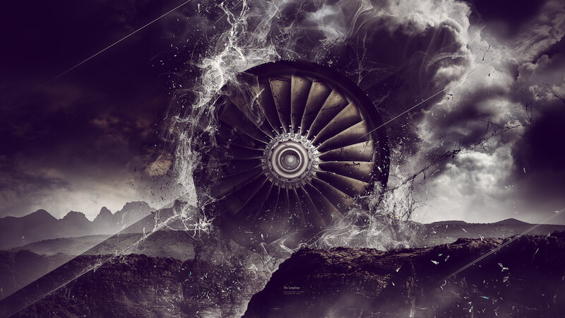 Aircraft Engine Explosion