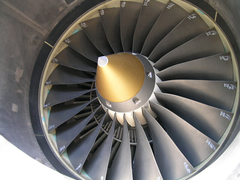 Aircraft Engine Fan — Gray