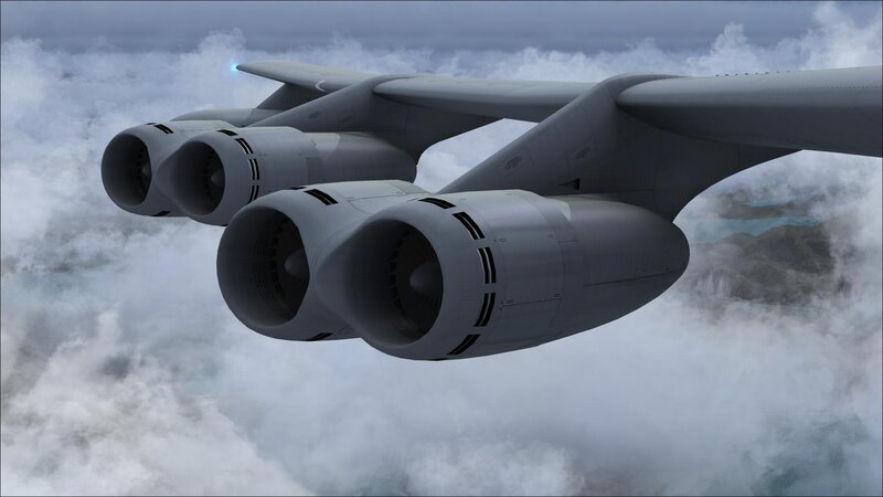 aircraft flying above clouds