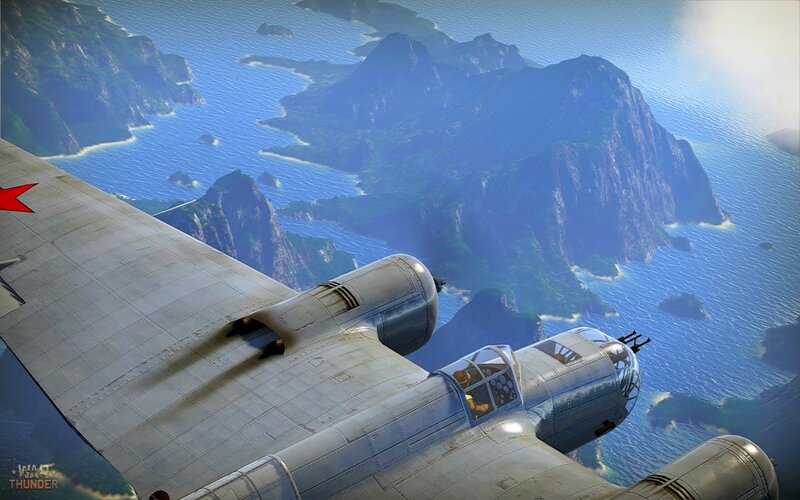 Aircraft Flying over Islands