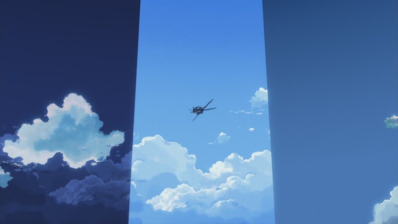 aircraft flying through sky