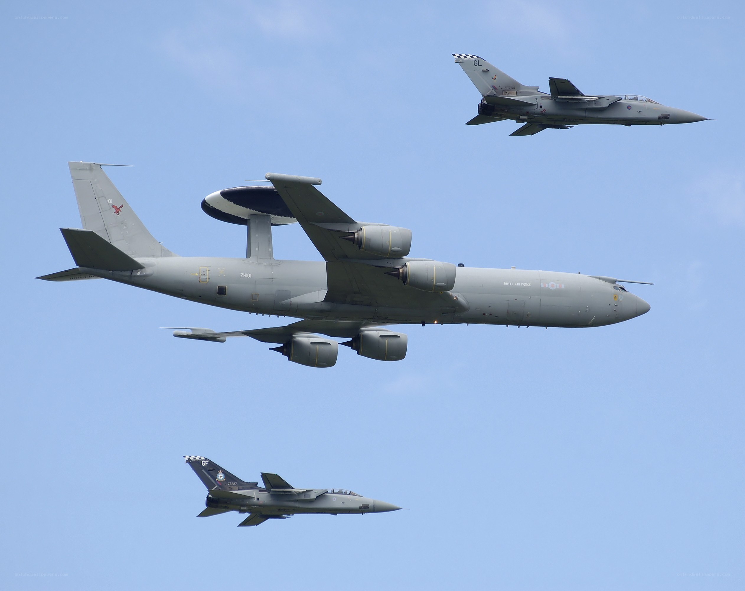 Aircraft formation in flight