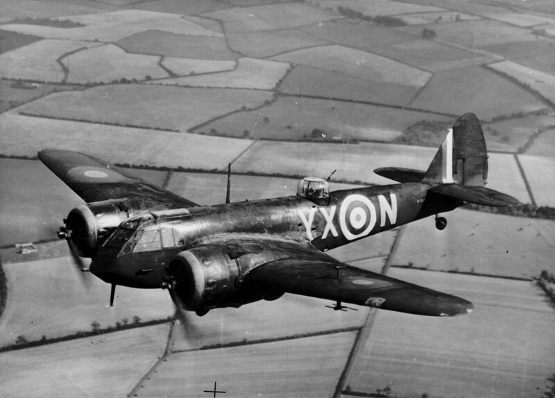 Aircraft in Flight — Black