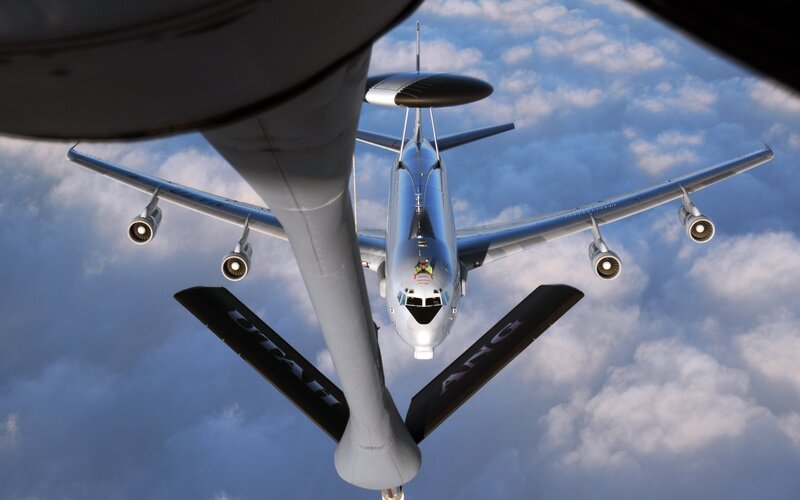 Aircraft in Flight — Blue, Dramatic, Afternoon, Photograph, Airplane