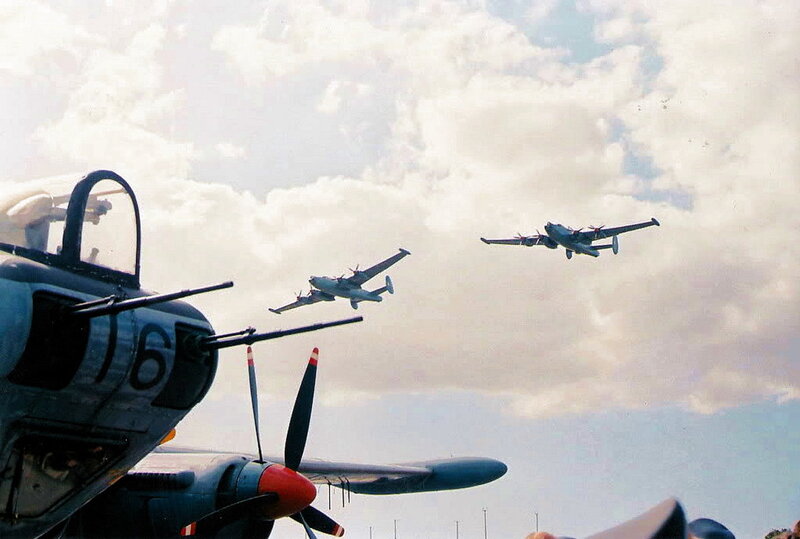 Aircraft in Flight — Blue, Dramatic, Afternoon