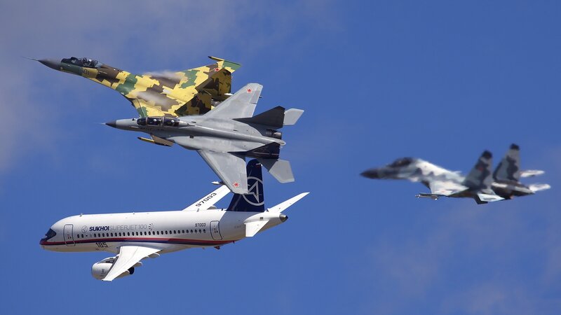 Aircraft in formation flight