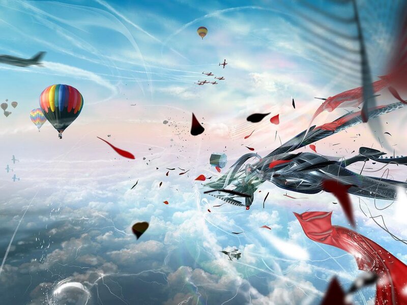 Aircraft in Mid-air Collision