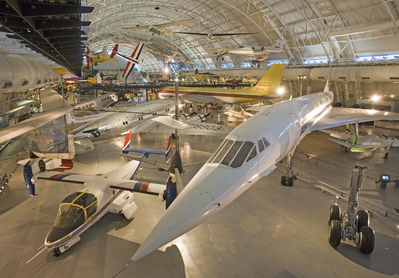 Aircraft in Museum — White, Serene