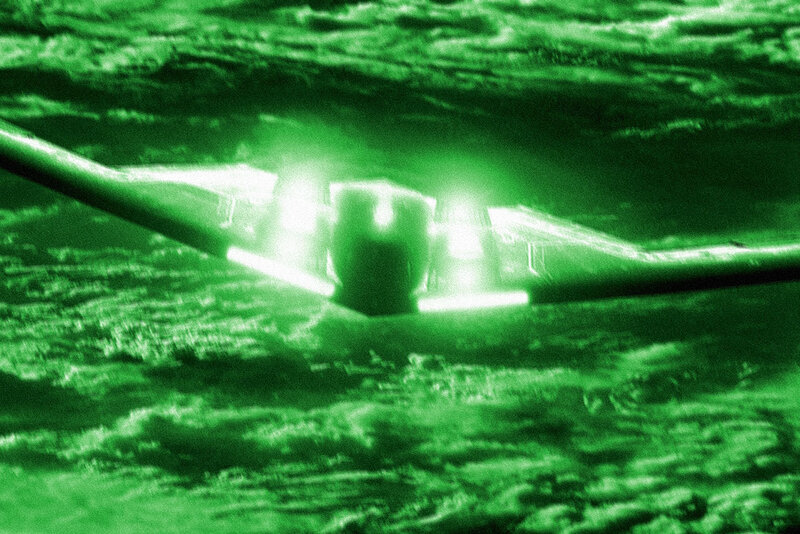 Aircraft in Night Vision