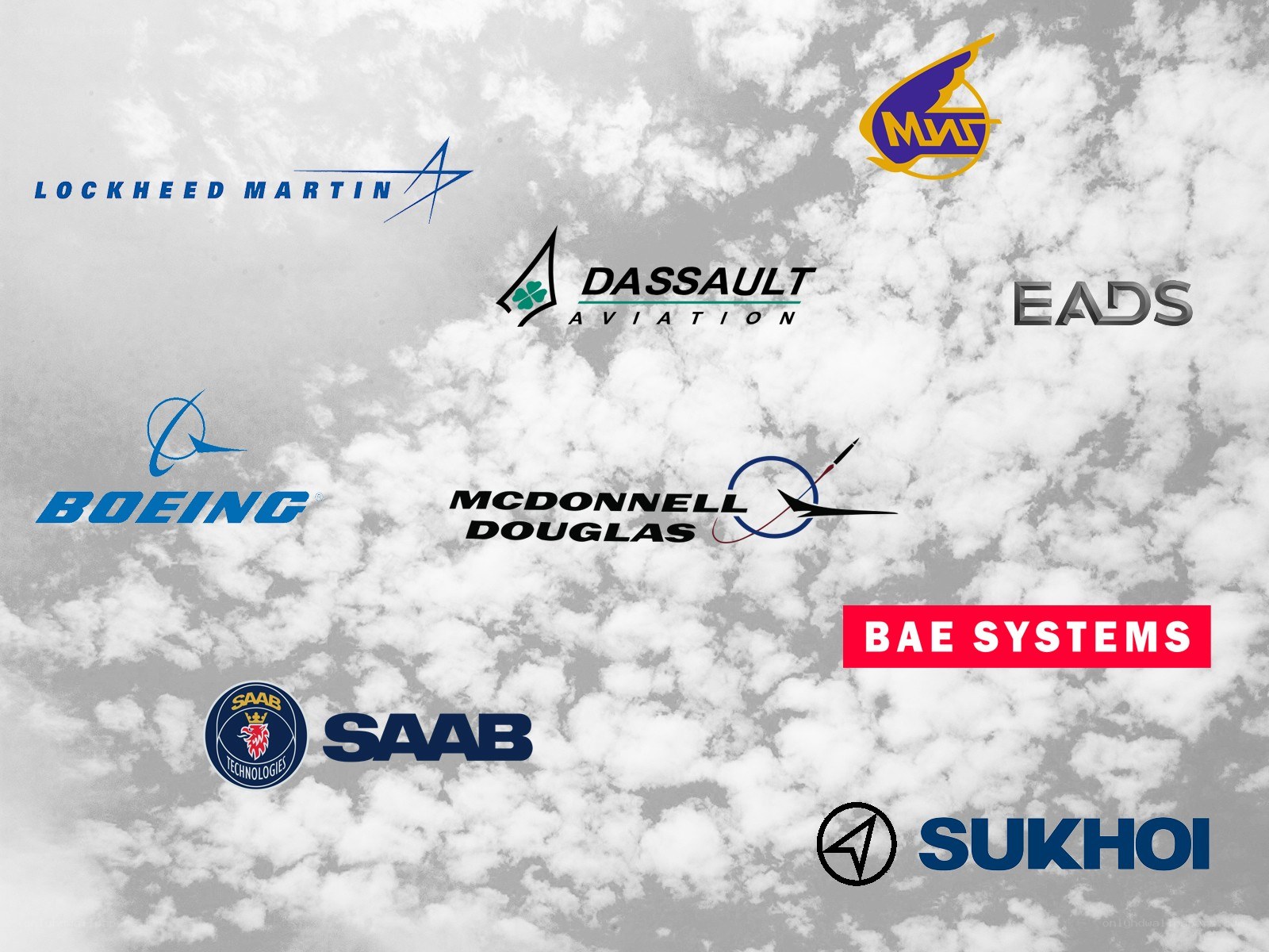 Aircraft manufacturer logos