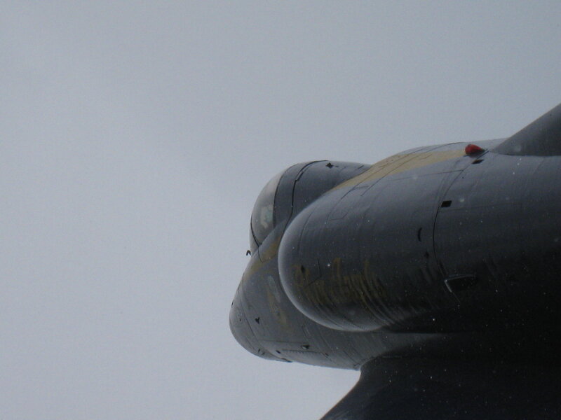 Aircraft Nose in Flight