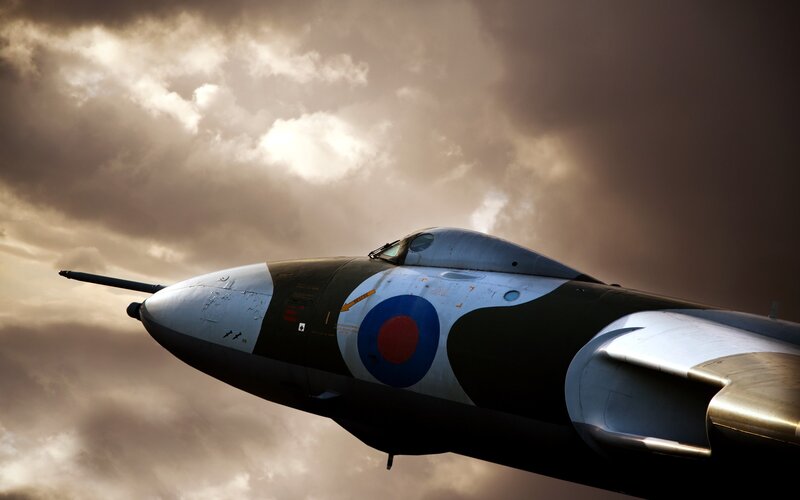 Aircraft Nose in Sky