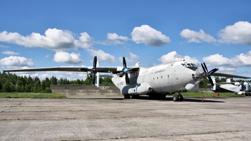 Aircraft on a tarmac