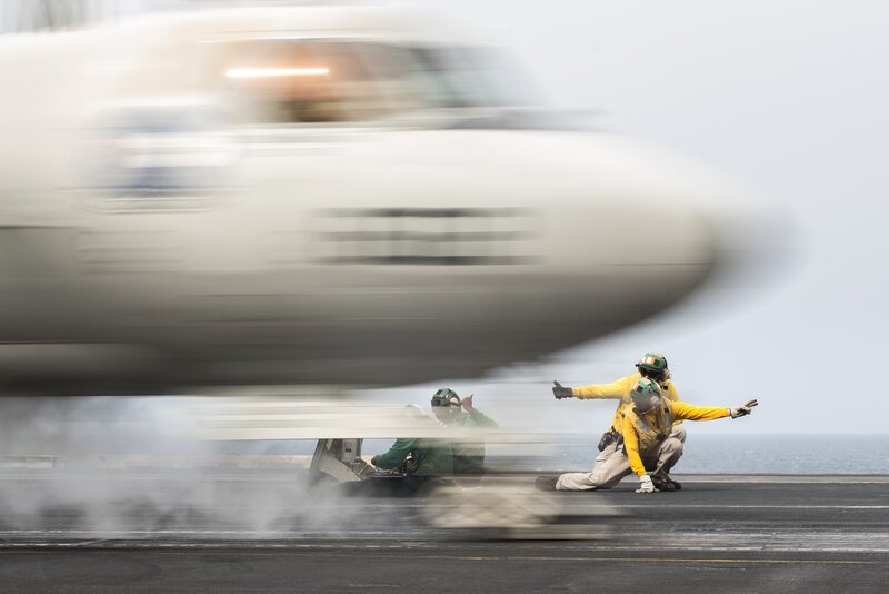Aircraft on Aircraft Carrier — Gray, Dynamic