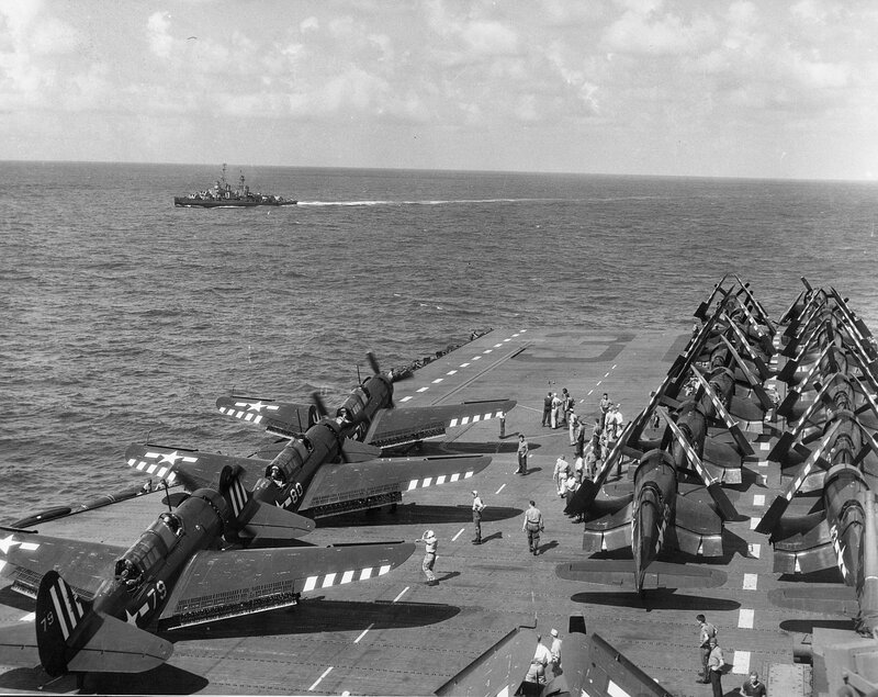 Aircraft on Carrier Deck