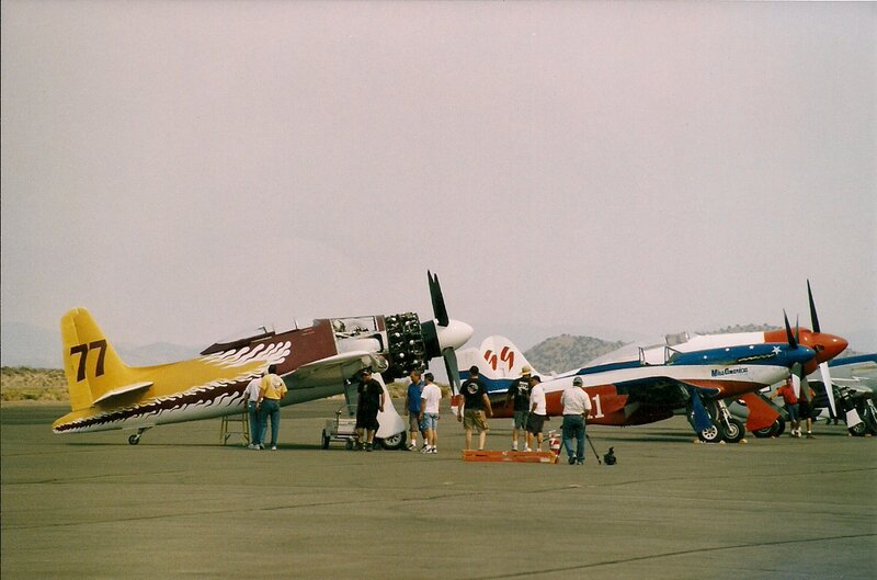 Aircraft on Tarmac — Yellow