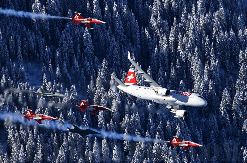 Aircraft over Forest