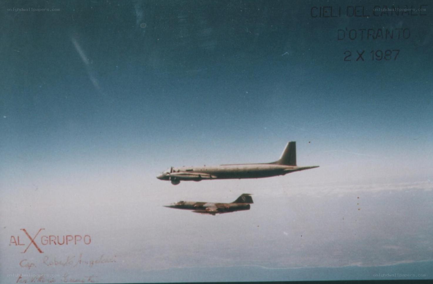 Aircraft over the Channel