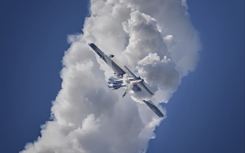 Aircraft Performing Aerobatic