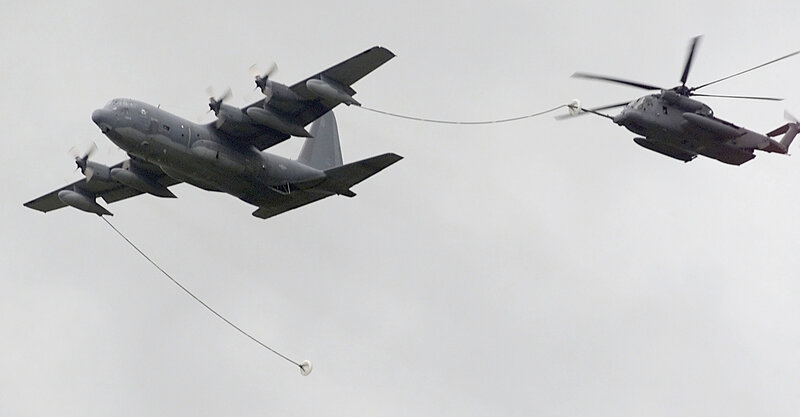 Aircraft refueling in flight