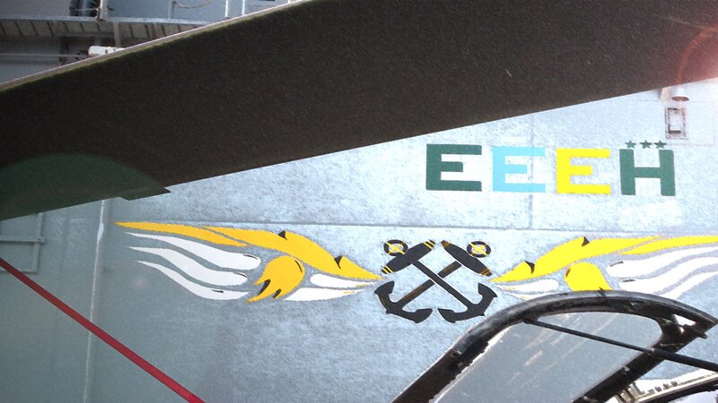 Aircraft Tail with Insignia