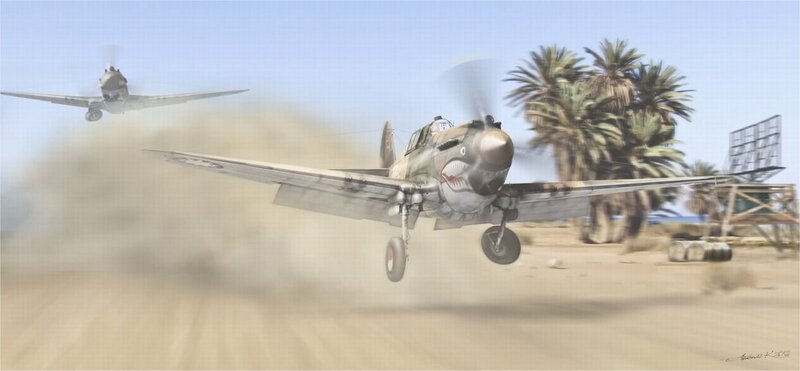 Aircraft Taking Off — Brown