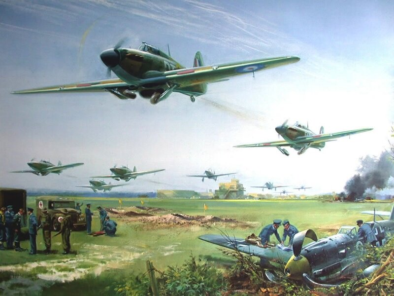 Aircraft Taking Off — Green