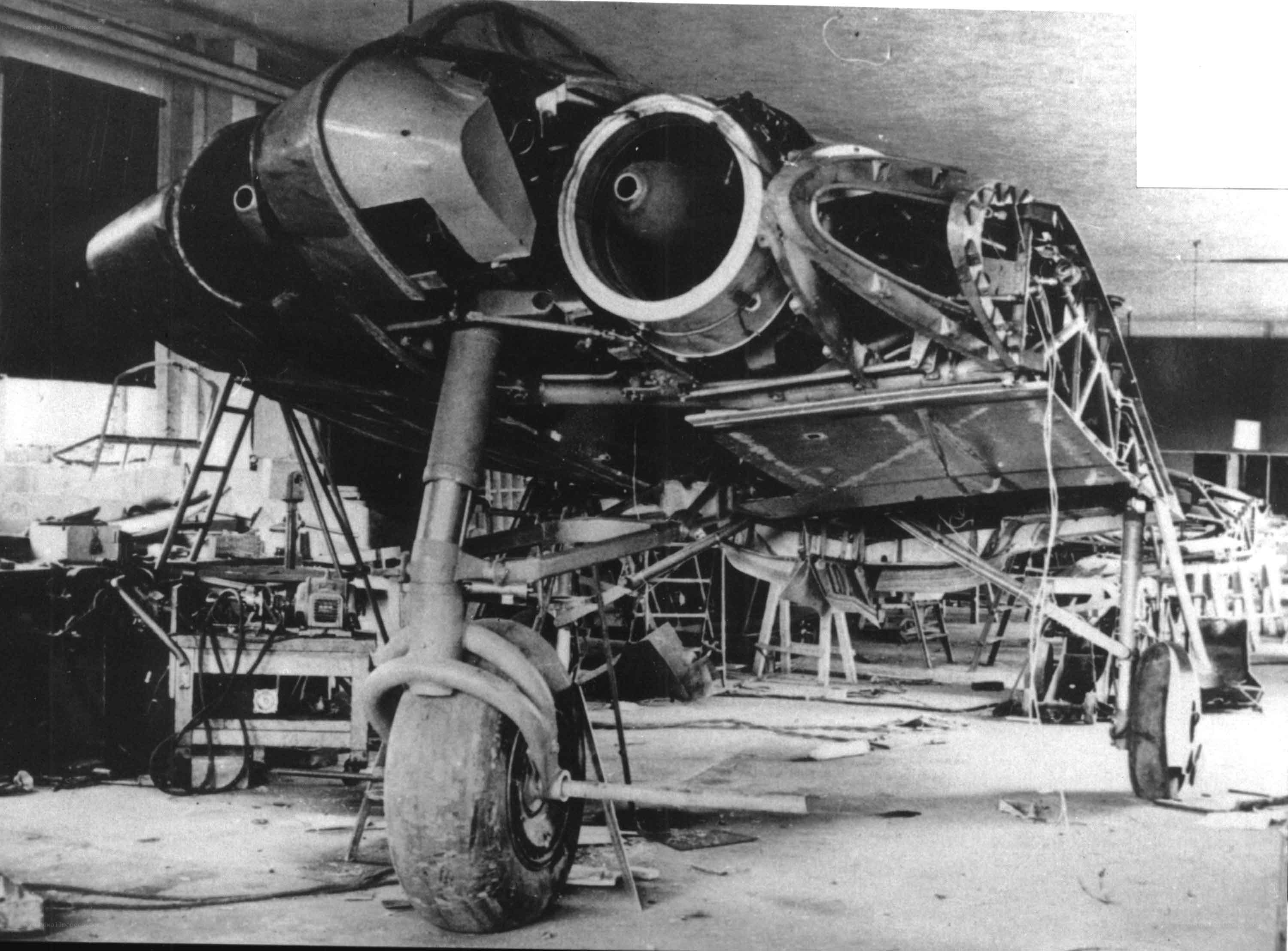 aircraft under construction