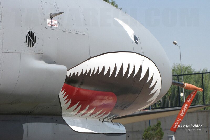 aircraft with shark mouth