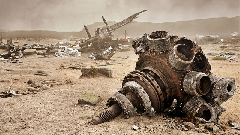 Aircraft Wreckage — Brown