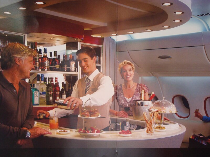 Airline bar service