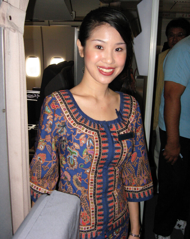 airline crew member smiling