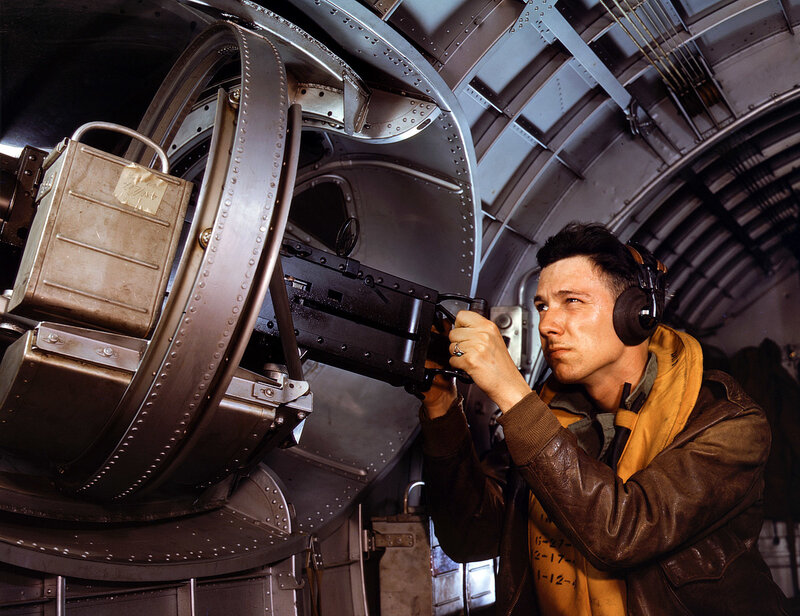 Airman Operating Gun