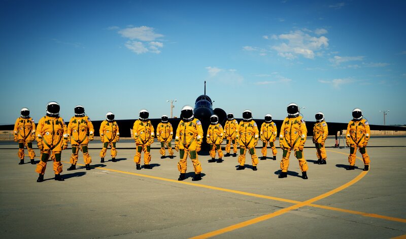 Airmen in Yellow Suits