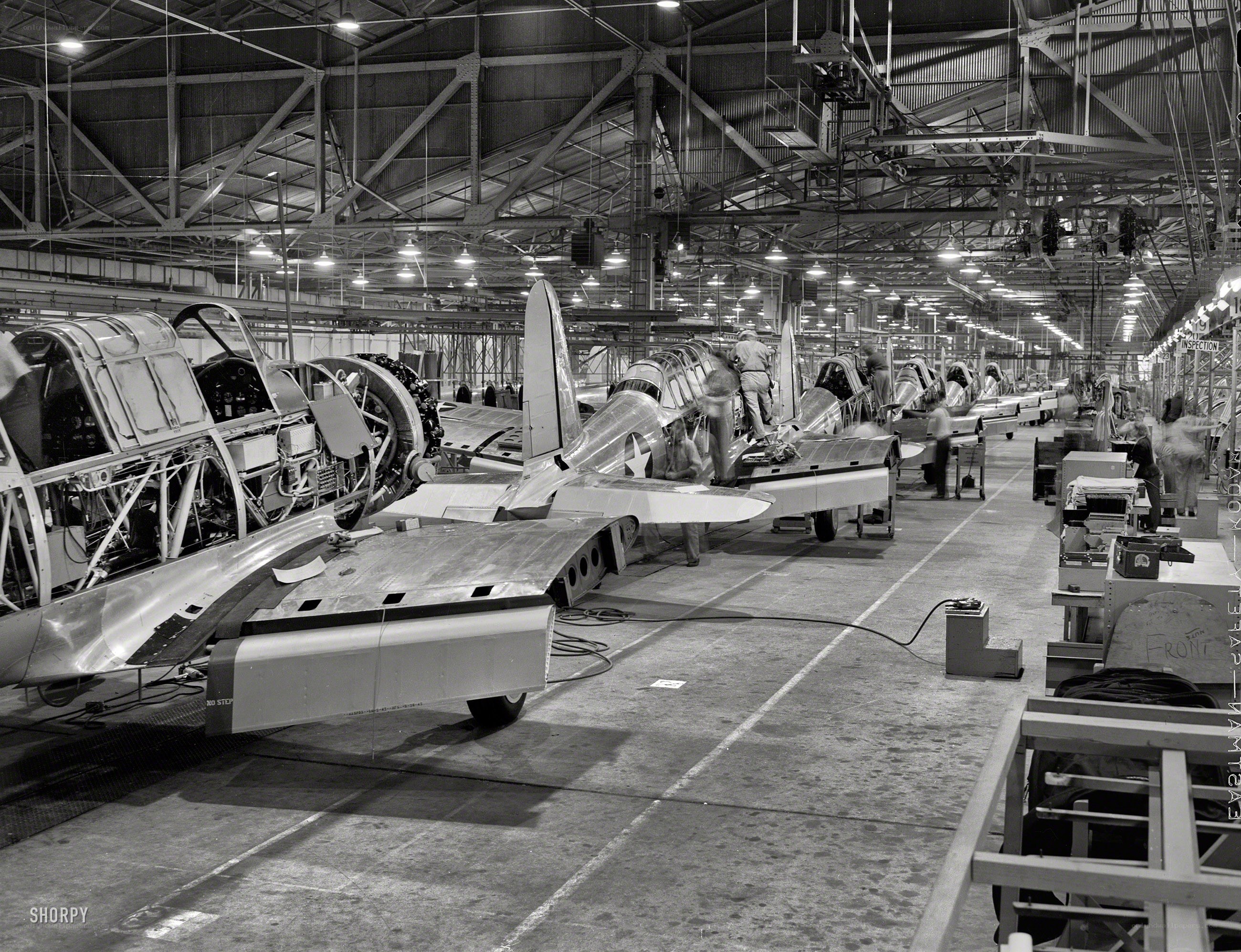 Airplane assembly line