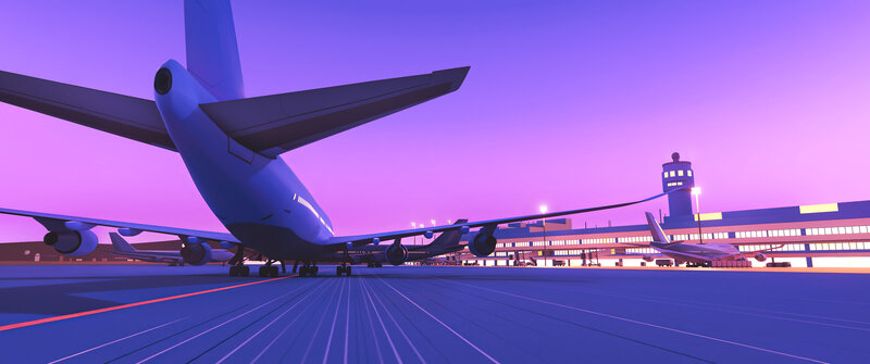 Airplane at Airport
