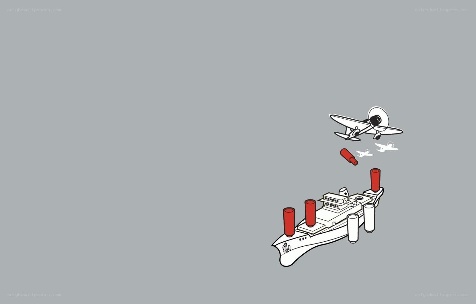 airplane bombing ship