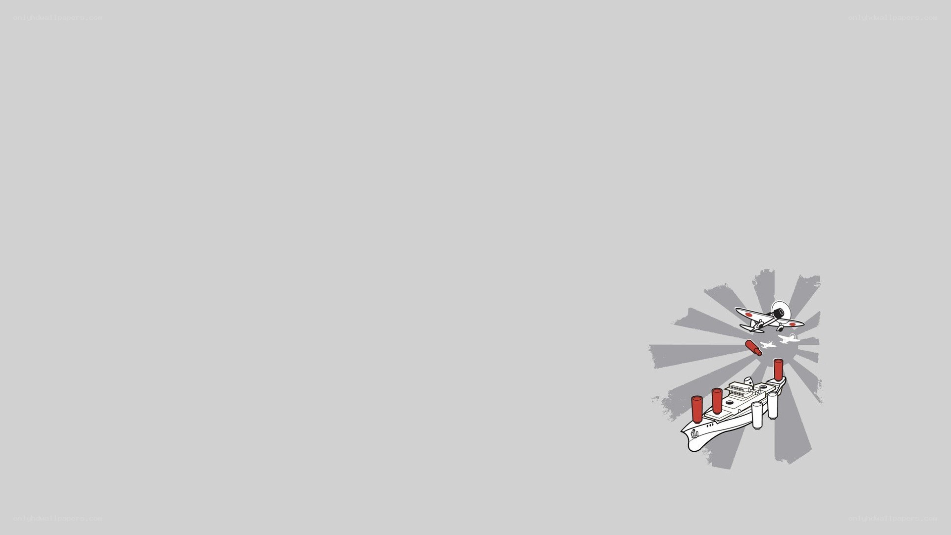 airplane bombing ship