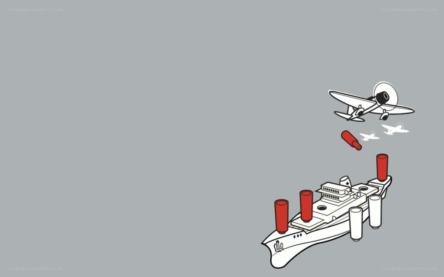 airplane bombing ship