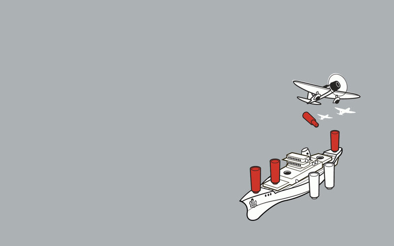 airplane bombing ship