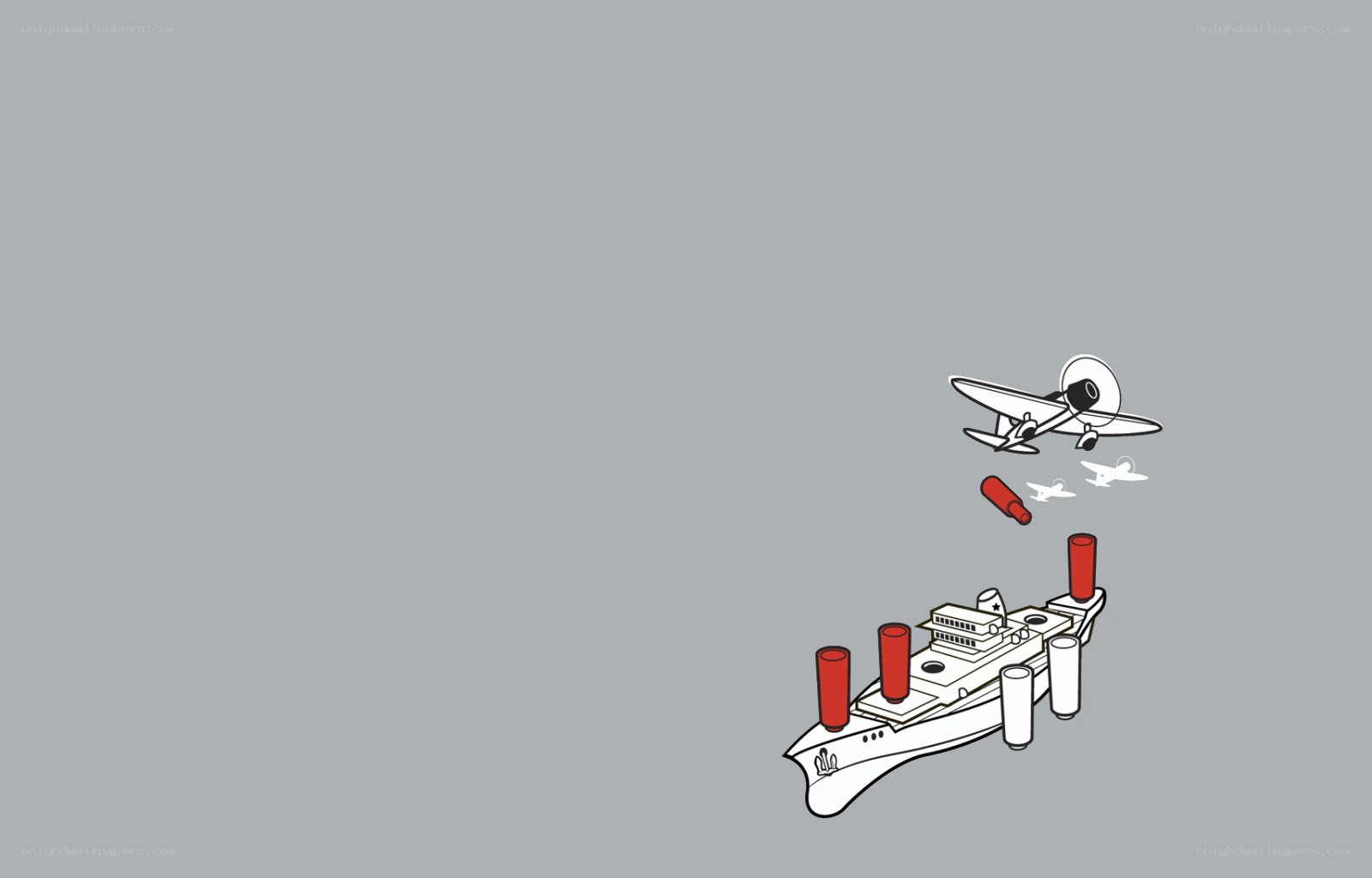 airplane bombing ship