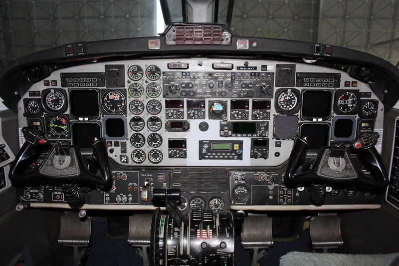Airplane Cockpit — Black, Technical, Photograph, Instruments