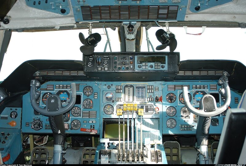Airplane Cockpit — Blue, Technical