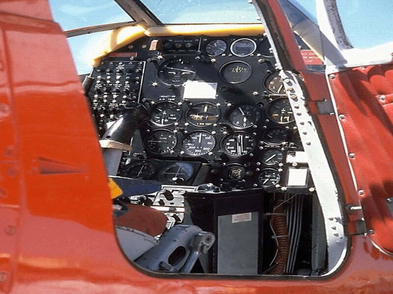 Airplane Cockpit — Red