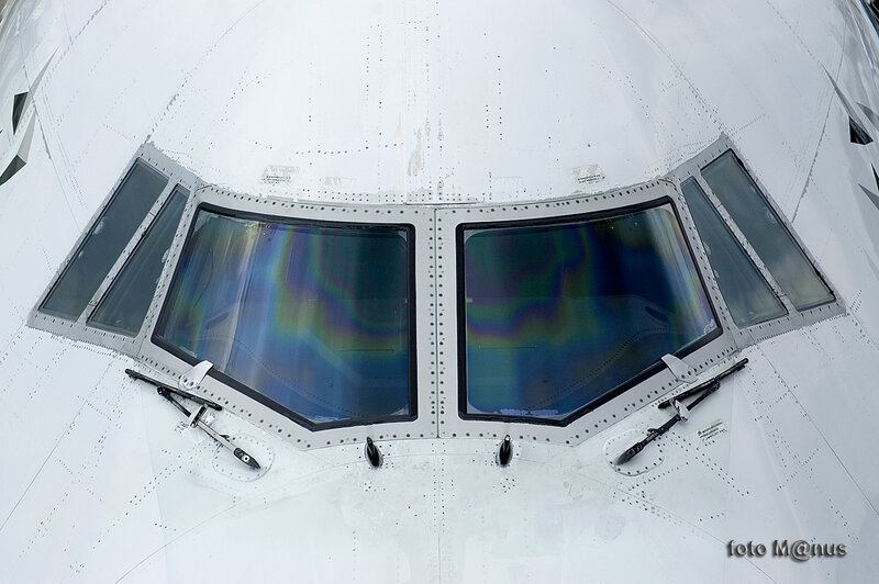 airplane cockpit windows