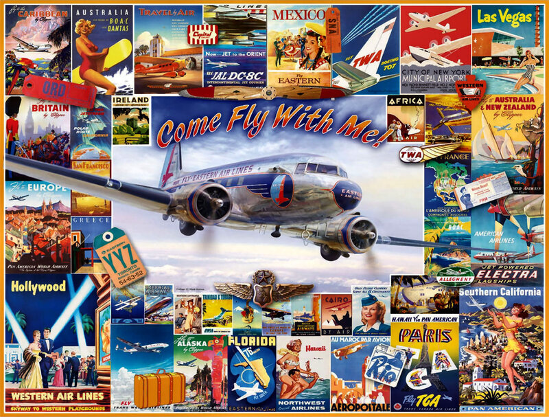 Airplane Collage