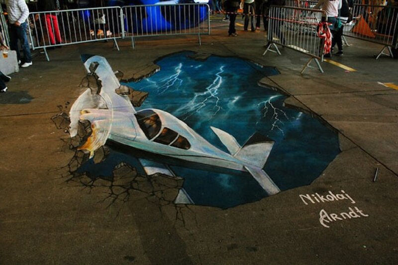 Airplane Crash Illusion