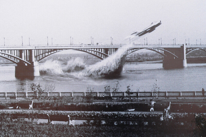 Airplane Crashing into River