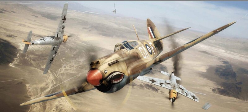 Airplane Dogfight — Brown