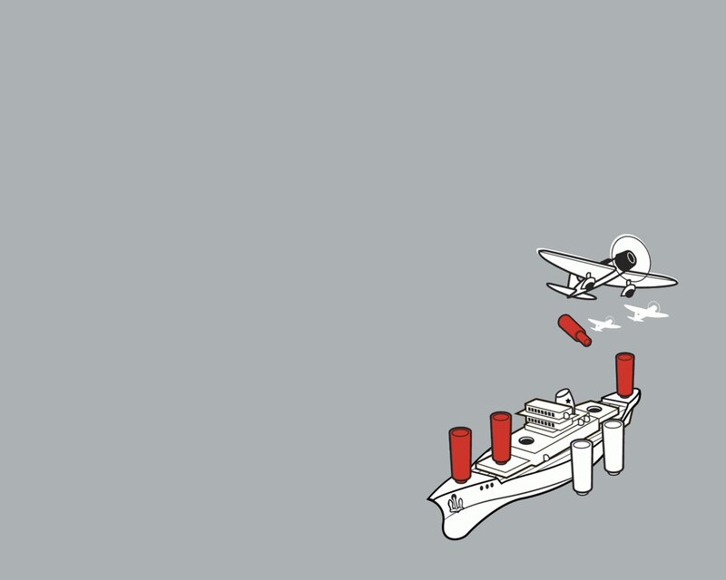 Airplane Dropping Bomb